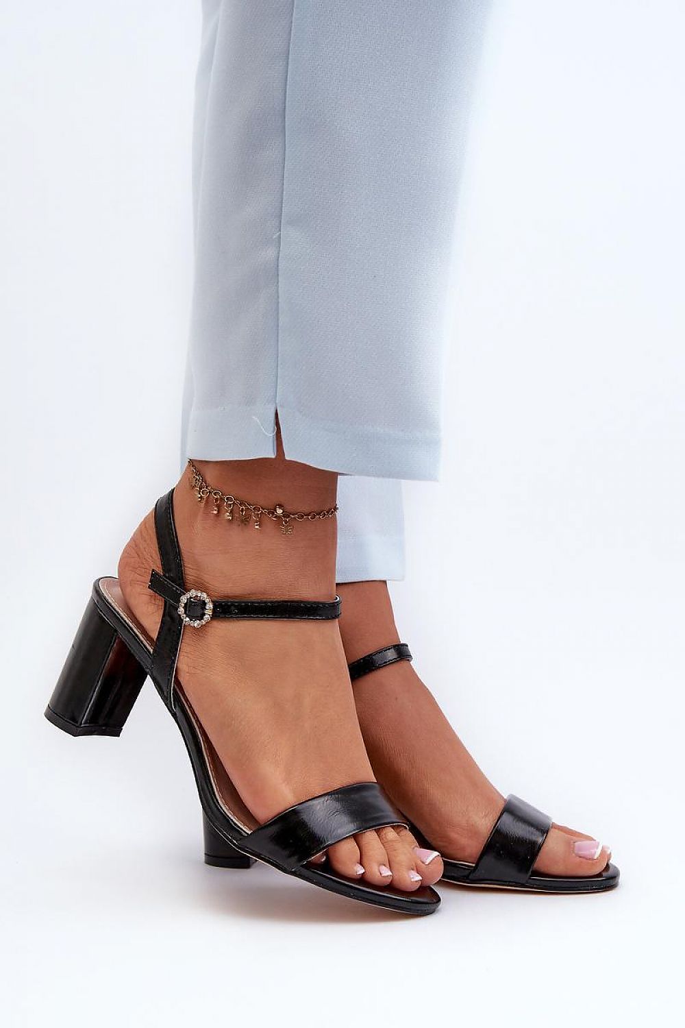  Sandały Model Glindra 24SD98-6986 Black - Step in style 
