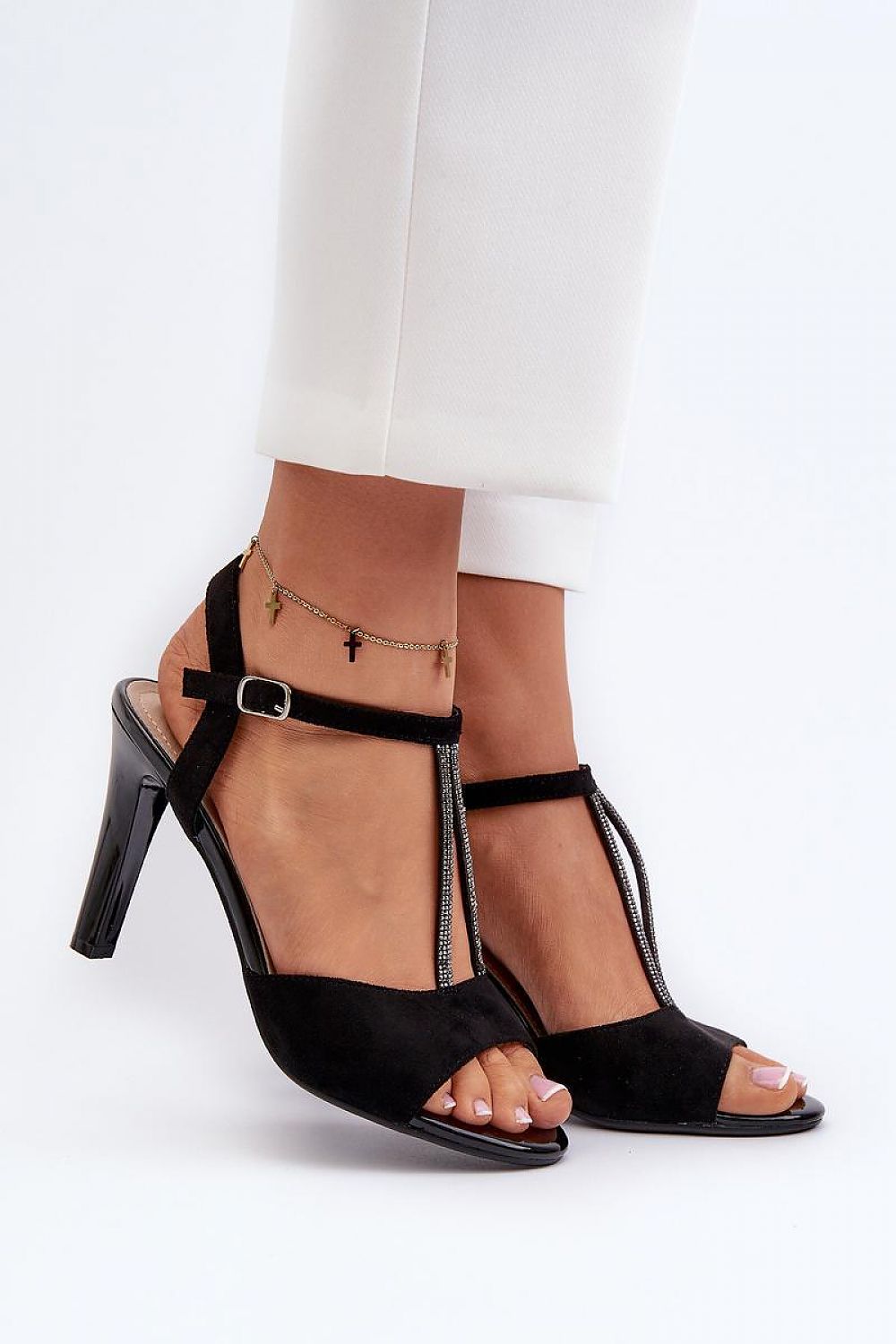  Sandały Model Sergio Leone SK924 Black - Step in style 