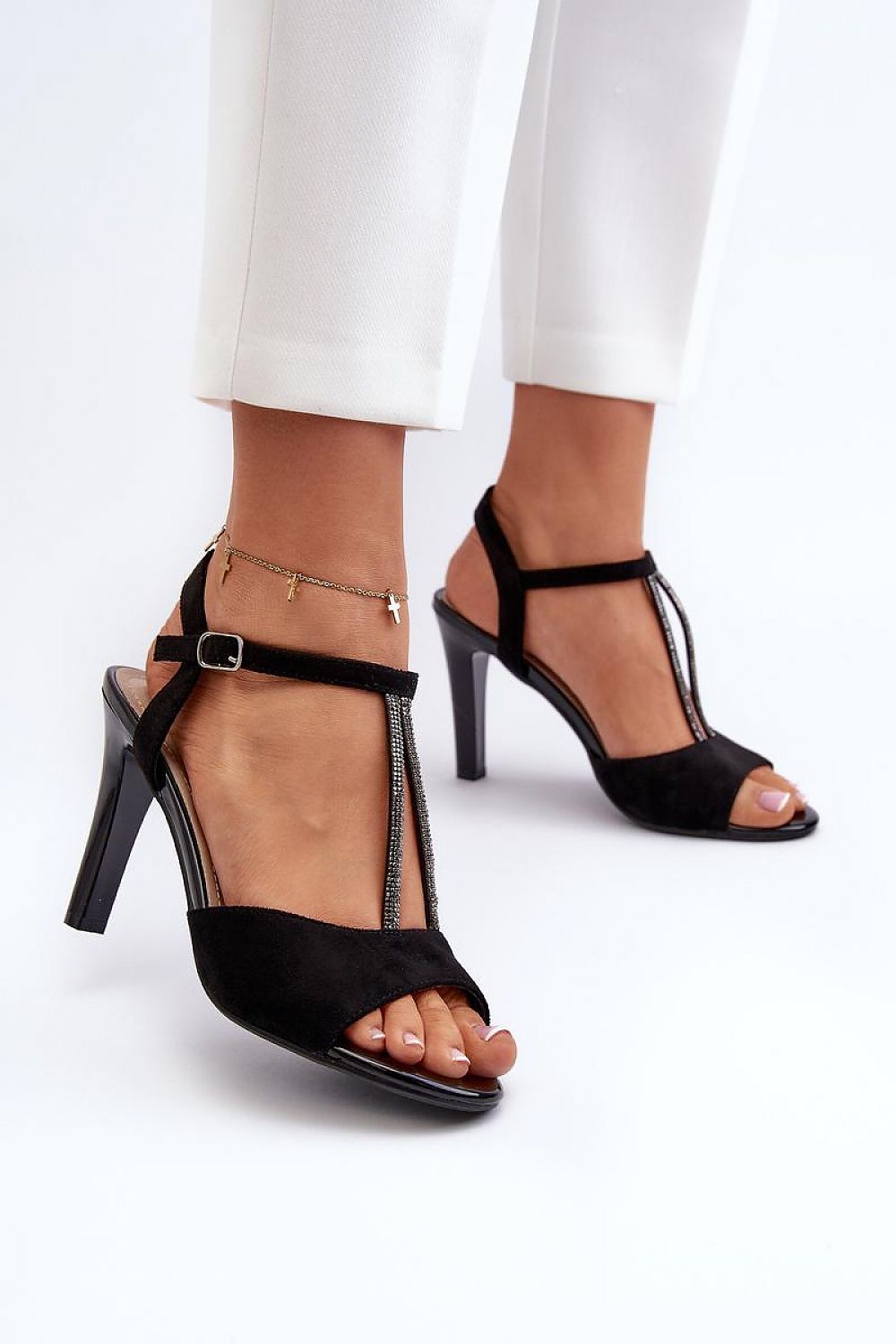  Sandały Model Sergio Leone SK924 Black - Step in style 