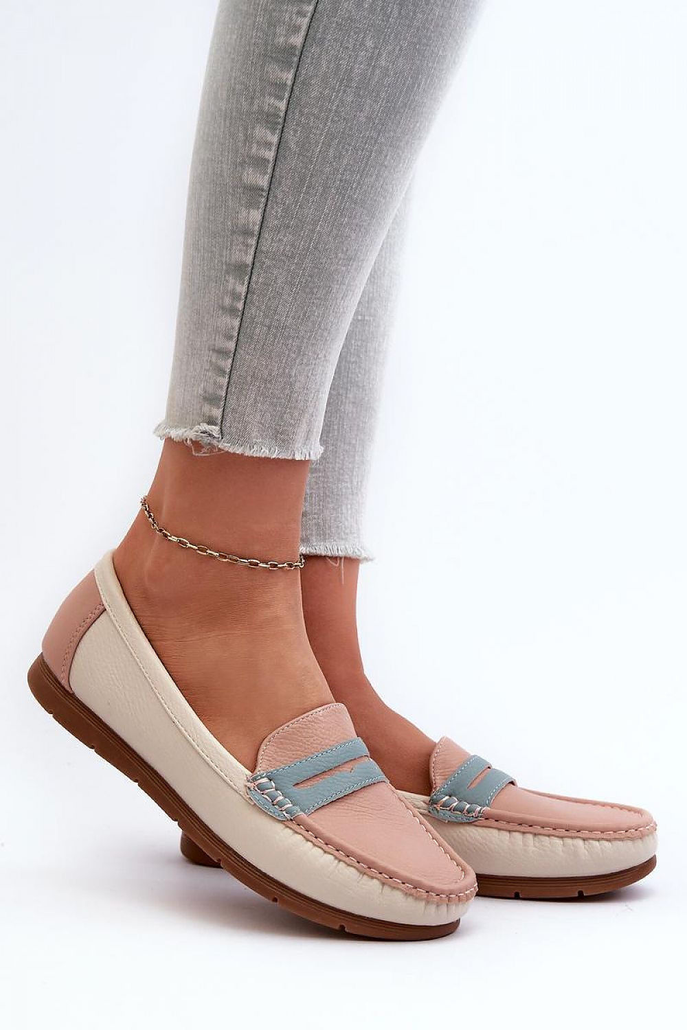   Mokasyny Model Vikitara 833957 Pink - Step in style 
