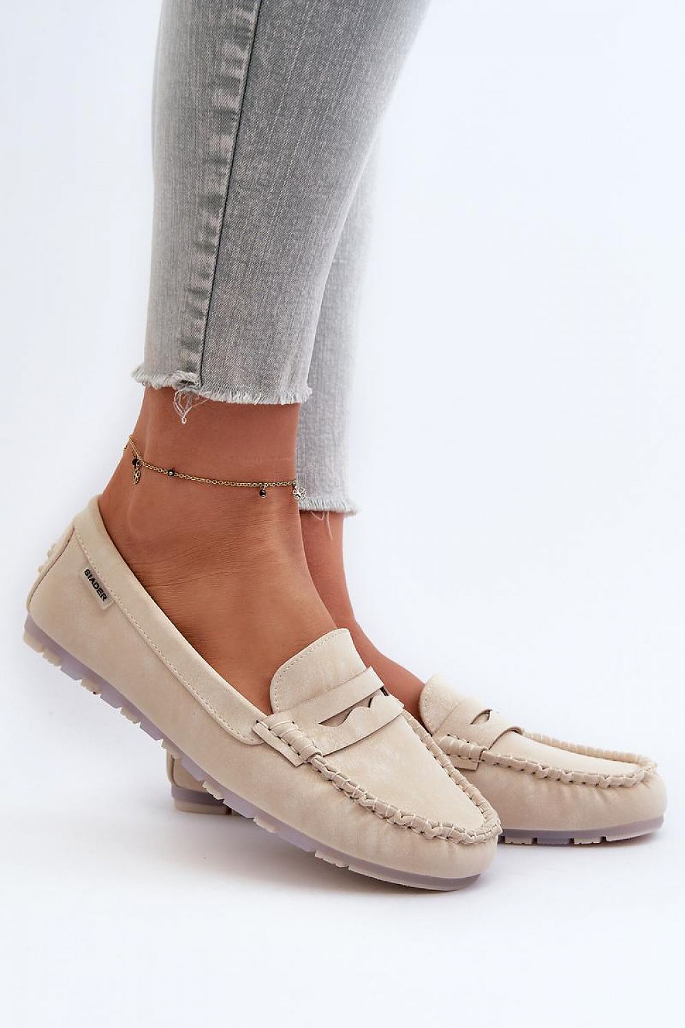   Mokasyny Model Celoria M502-8 Light Beige - Step in style 