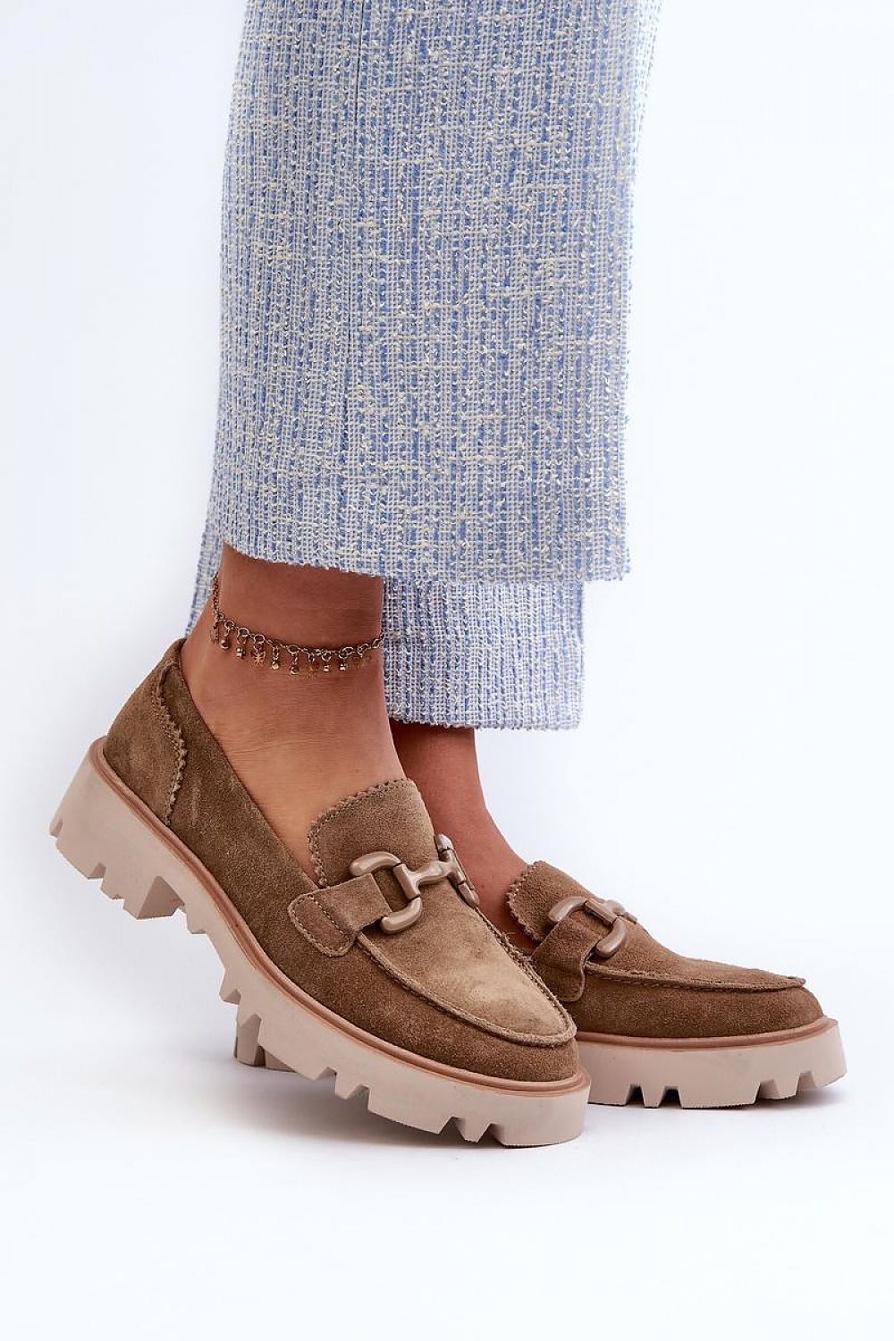   Mokasyny Model DA TW117 Brown - Step in style 
