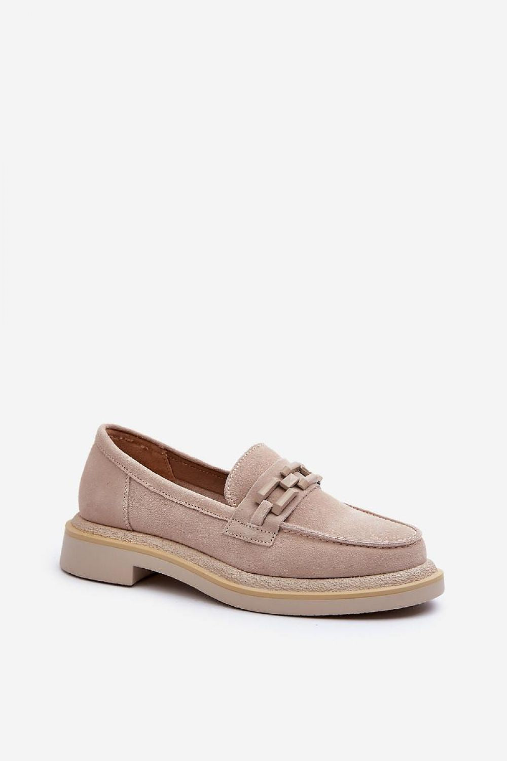   Mokasyny Model DA TW101 Beige - Step in style 