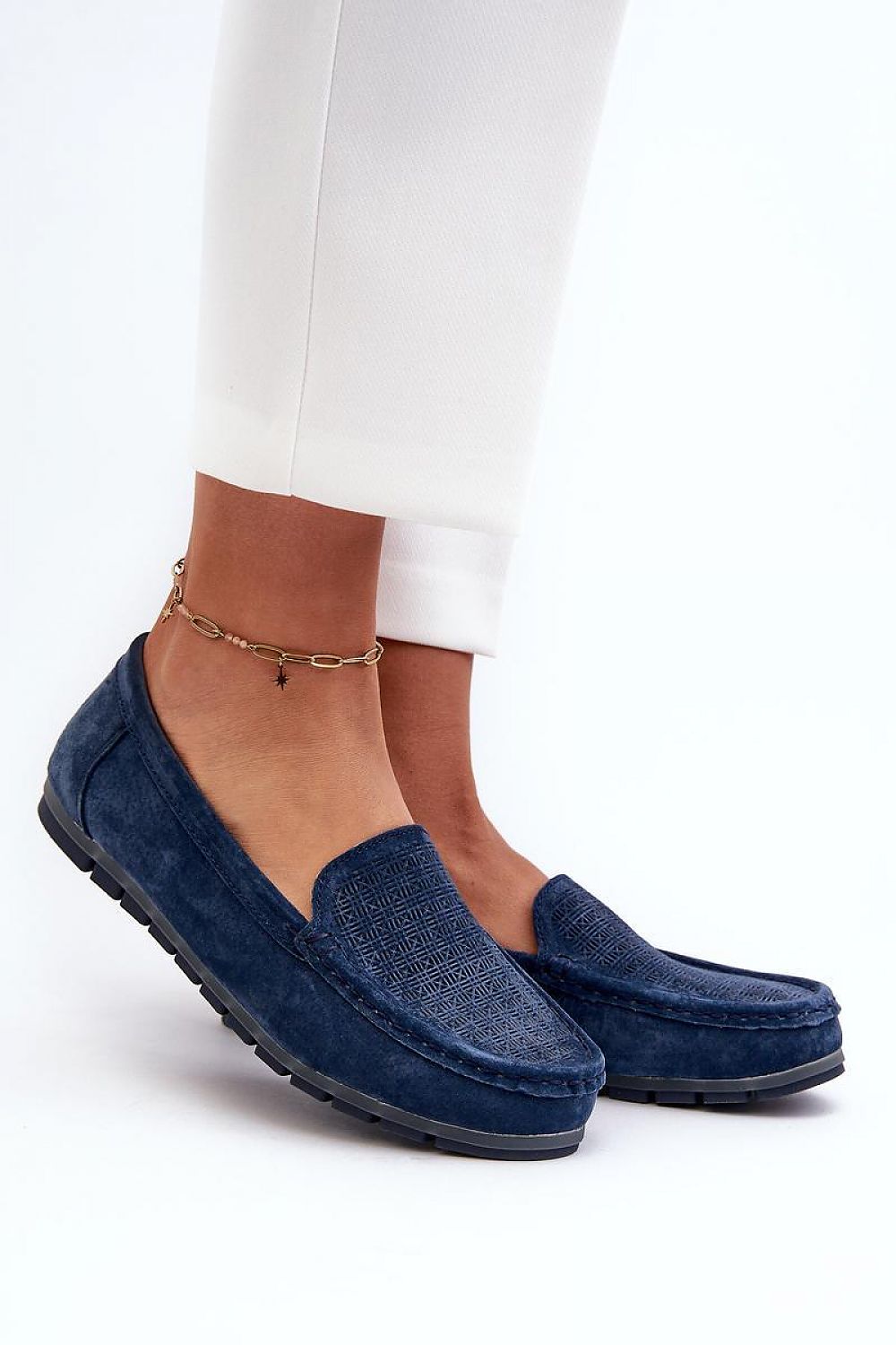   Mokasyny Model S.Barski LR755 Navy - Step in style 