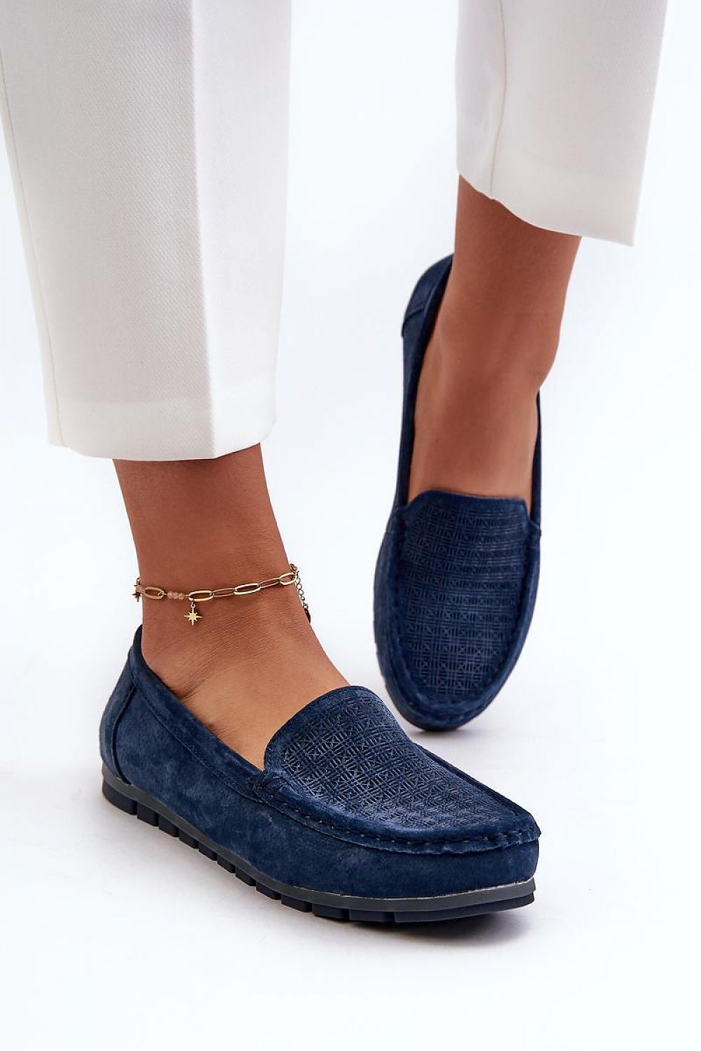   Mokasyny Model S.Barski LR755 Navy - Step in style 