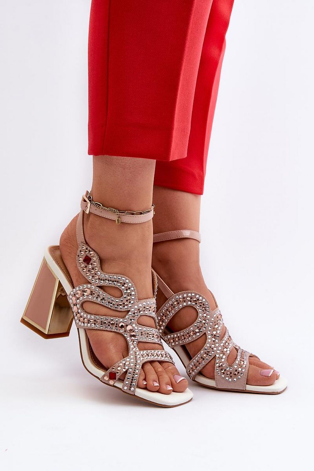  Sandały Model DA CR952 Pink - Step in style 