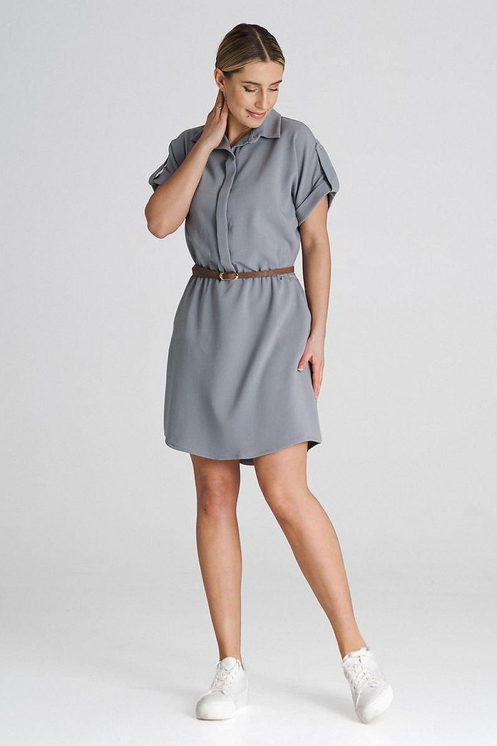  Sukienka Model M1001 Grey - Figl 