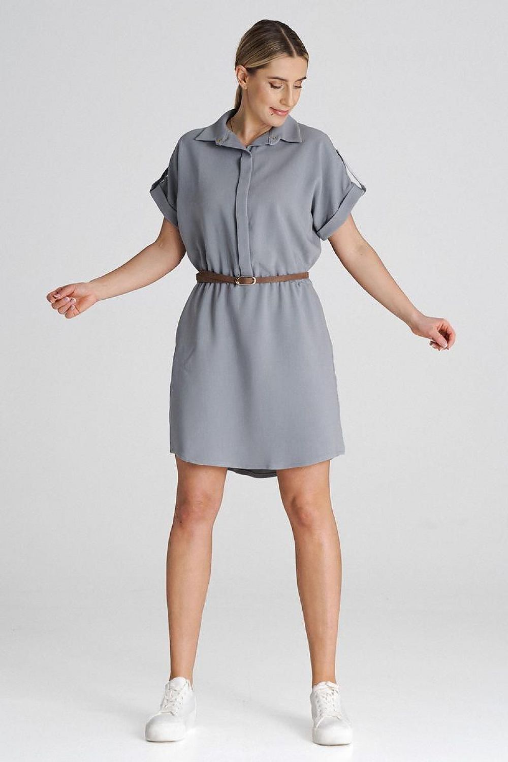  Sukienka Model M1001 Grey - Figl 