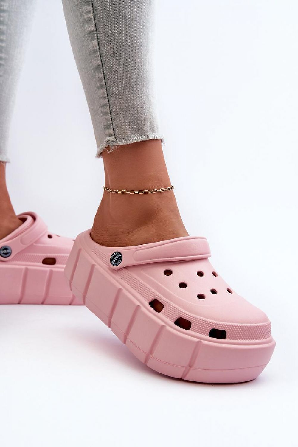  Sandał Klapki Model Itubia 24SD19-7561 Pink - Step in style 
