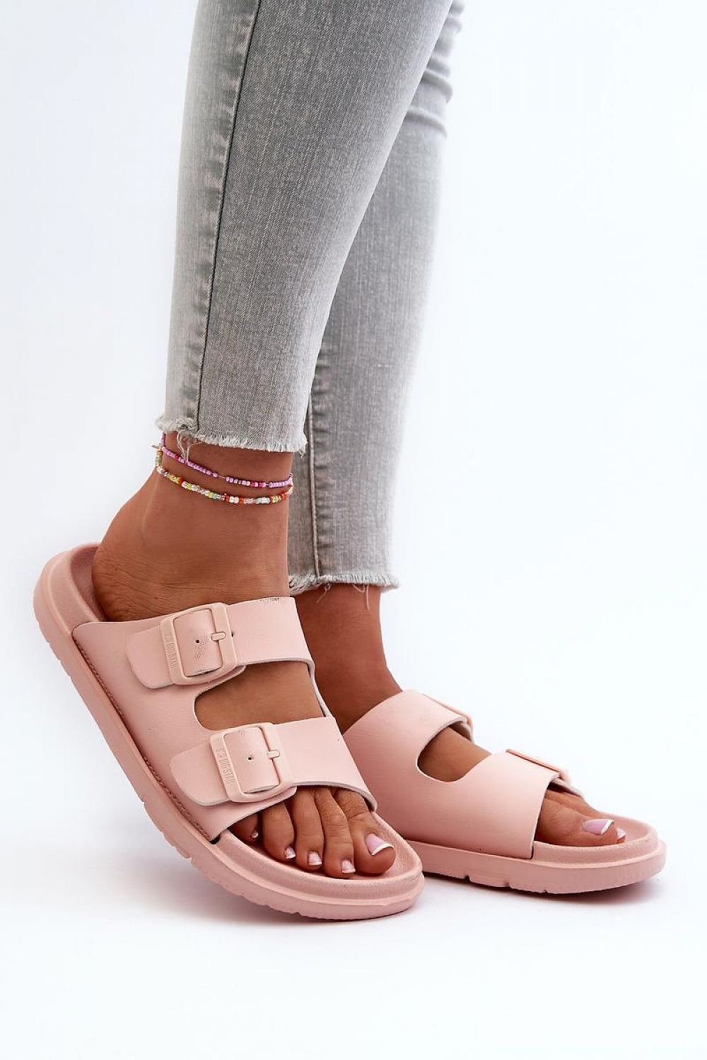  Sandał Klapki Model Big Star NN274A753 Pink - Step in style 