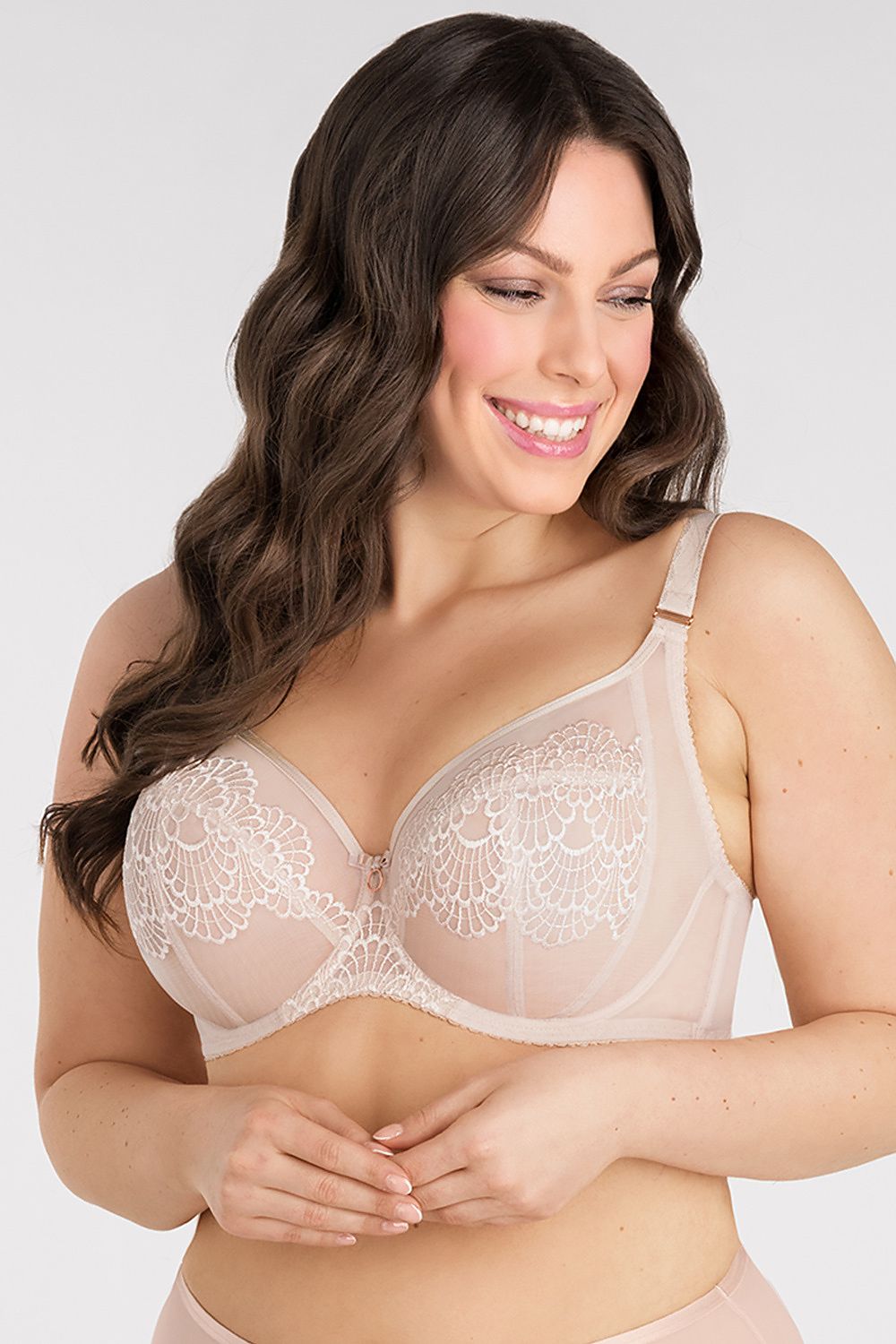  Biustonosz Soft Model Just Beige K855 Beige - Gorsenia Lingerie 