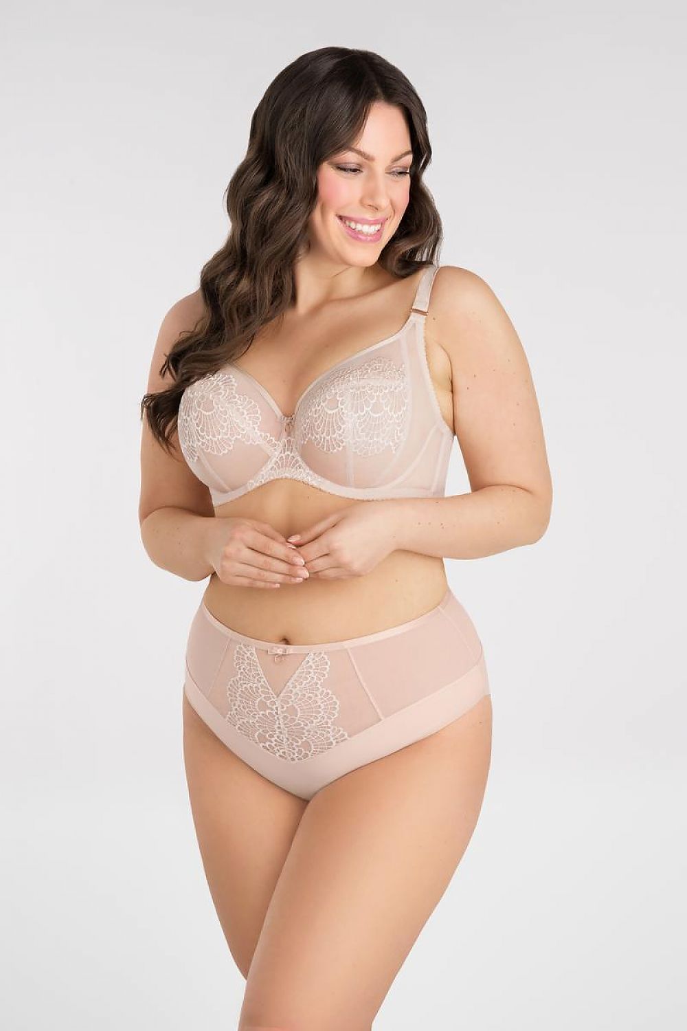  Biustonosz Soft Model Just Beige K855 Beige - Gorsenia Lingerie 