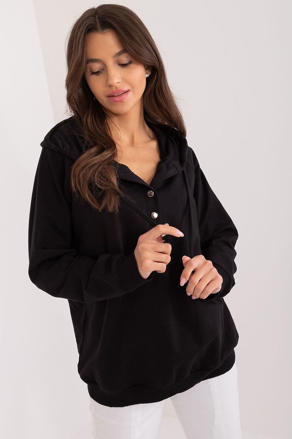   Bluza Damska Model RV-BL-8200.36 Black - Relevance 