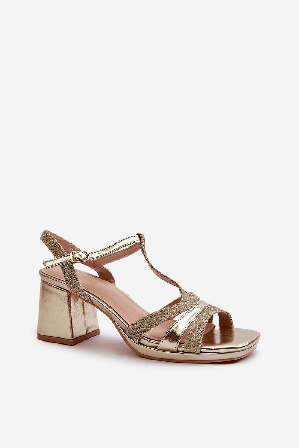  Sandały Model Lyana C-146 Gold - Step in style 