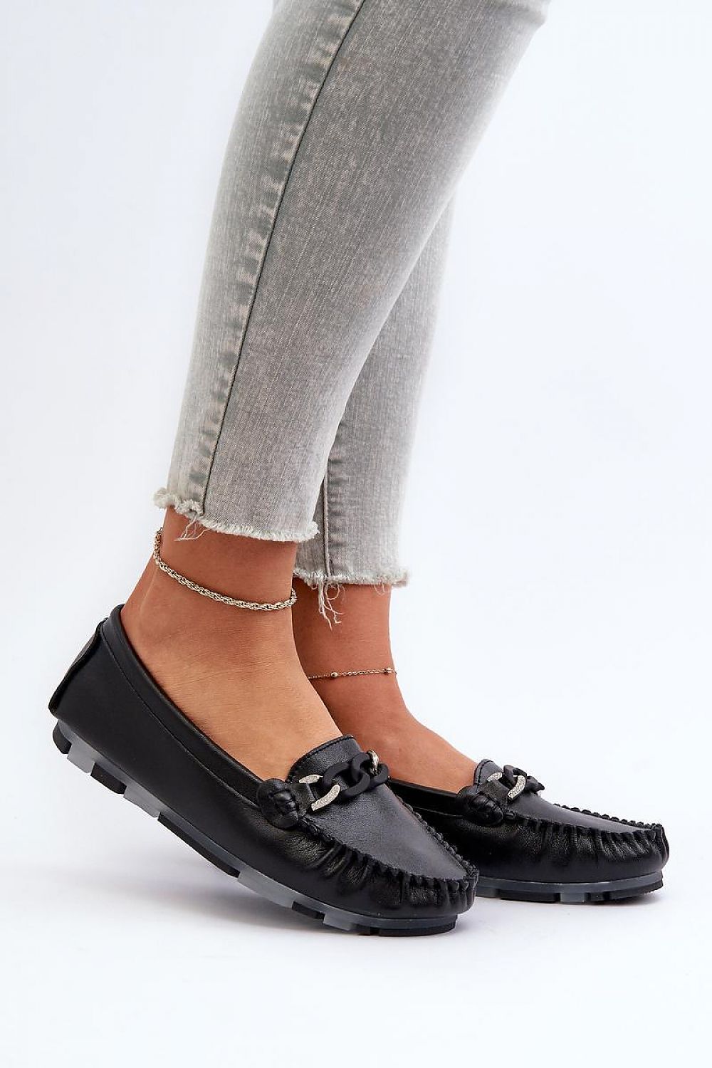   Mokasyny Model S.Barski LR339 Black - Step in style 