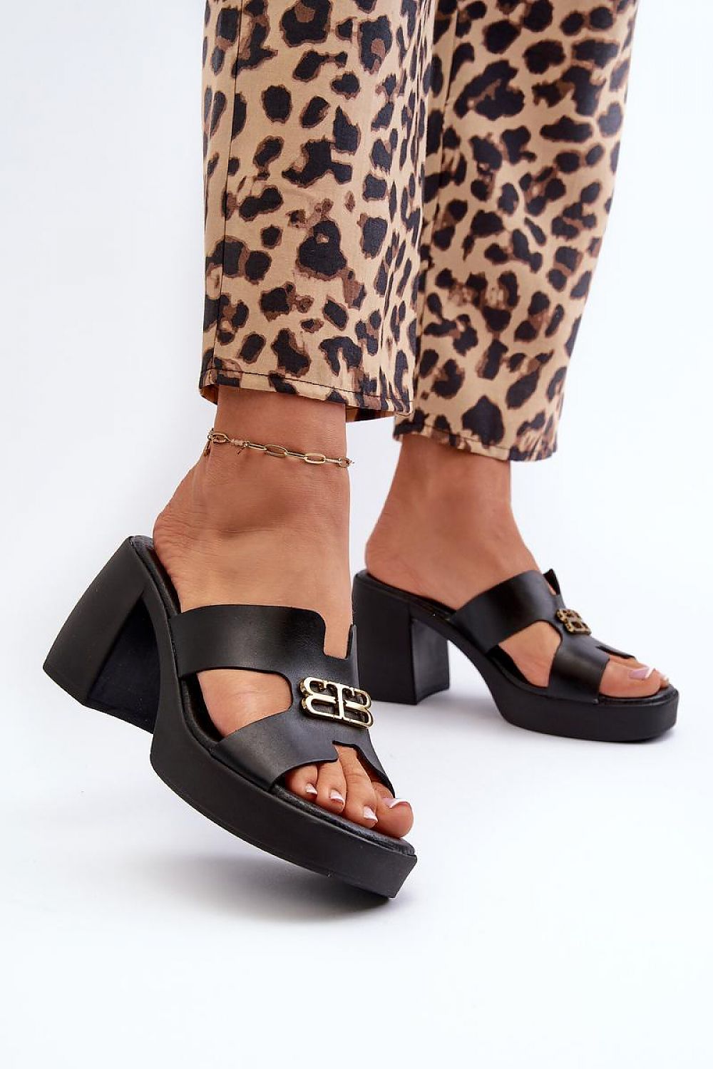 Sandał Klapki Model Zazoo 40419 Black - Step in style 