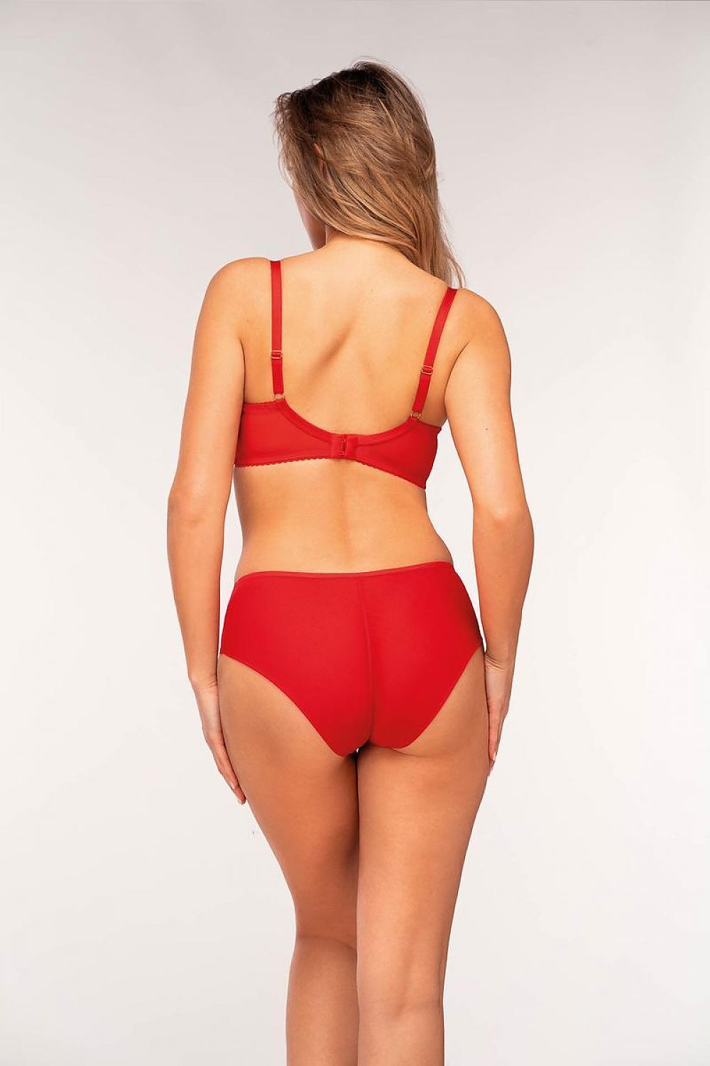  Biustonosz push up Biustonosz Usztywniany Model Juliet Full Cup Red - Unikat 