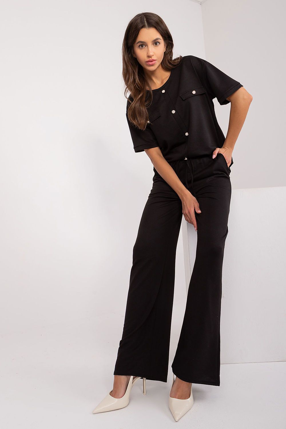  Spodnie Komplet Model LK-KMPL-509679.01X Black - Lakerta 