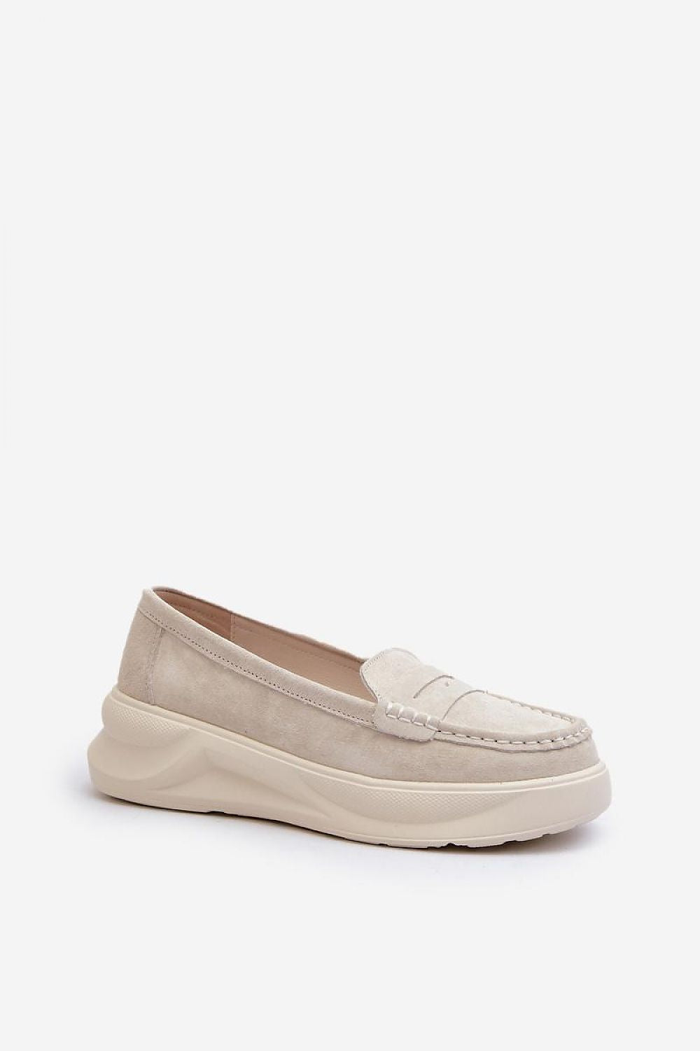   Mokasyny Model Filidia 24PB18-6889 Beige - Step in style 