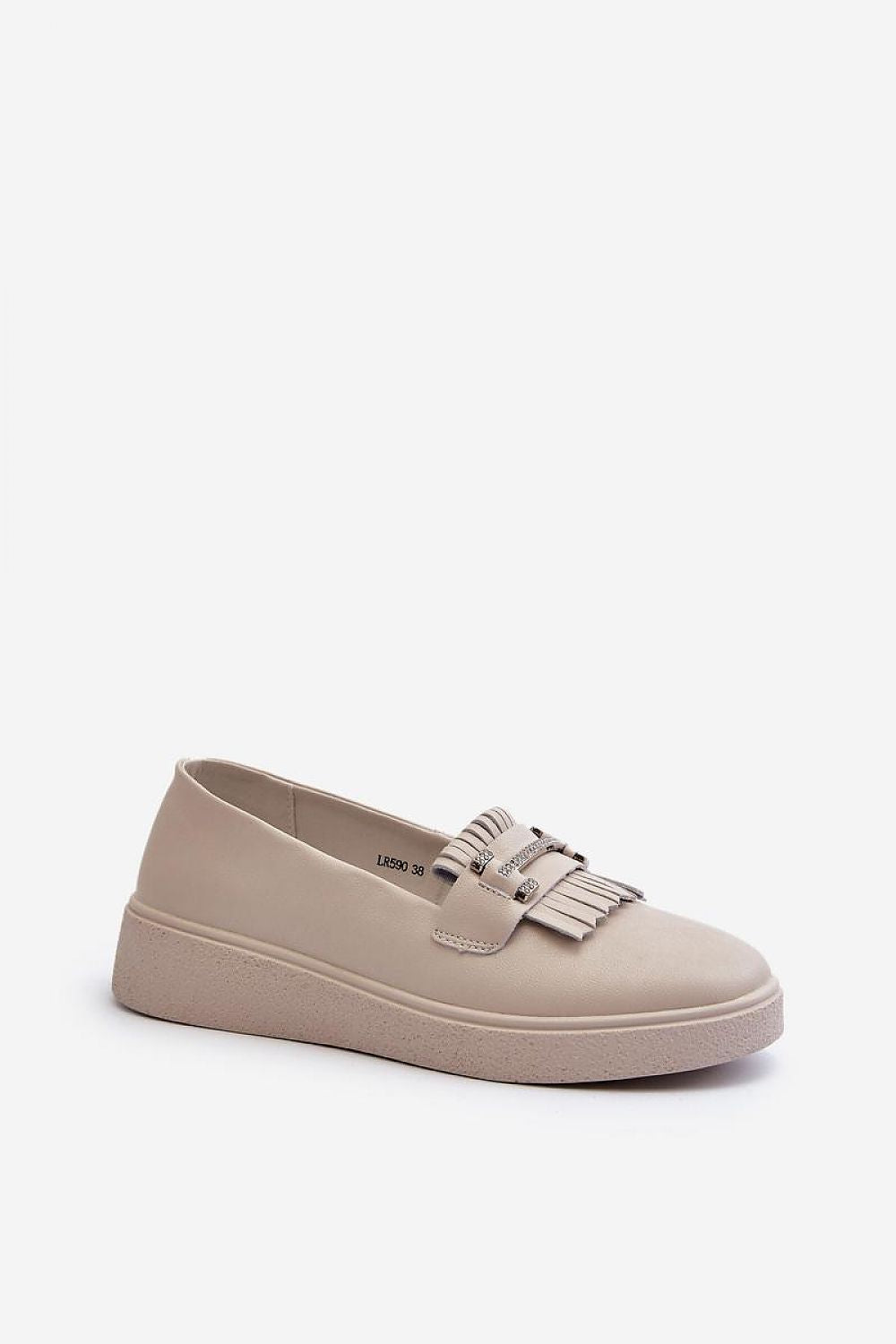   Mokasyny Model S.Barski LR590 Beige - Step in style 