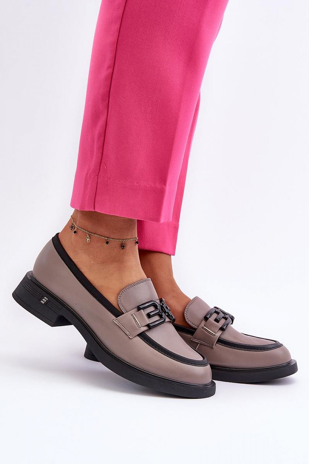   Mokasyny Model Triana 63501 Dark Beige - Step in style 