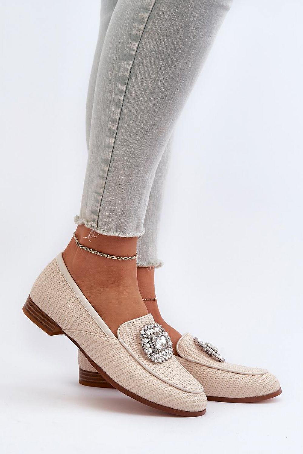   Mokasyny Model DA MR38-676 Beige - Step in style 