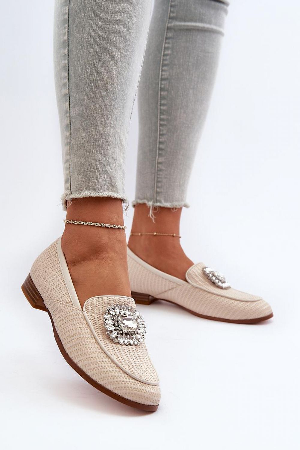   Mokasyny Model DA MR38-676 Beige - Step in style 
