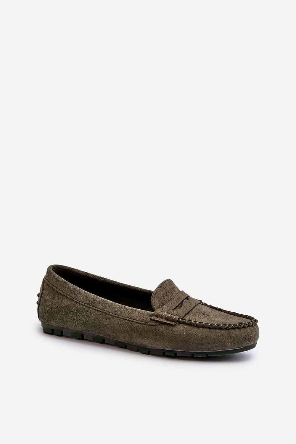   Mokasyny Model Glimris 24PB02-7673 Dark Green - Step in style 