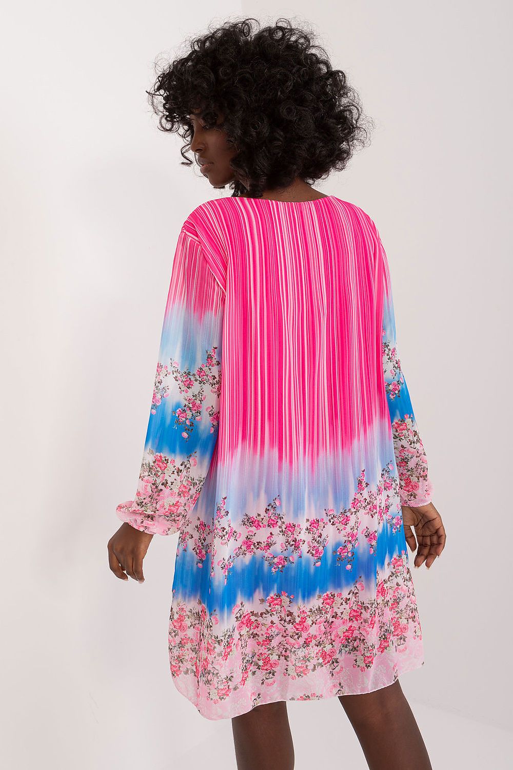  Sukienka Model DHJ-SK-N8524.14X Dark Pink - Italy Moda 