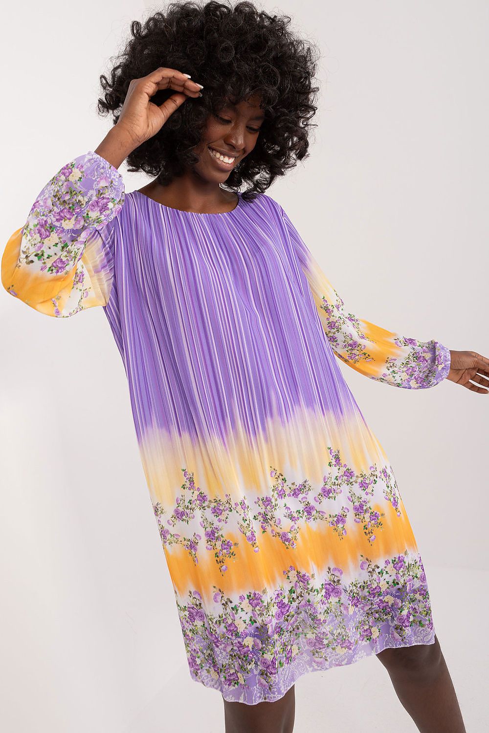  Sukienka Model DHJ-SK-N8524.14X Violet - Italy Moda 