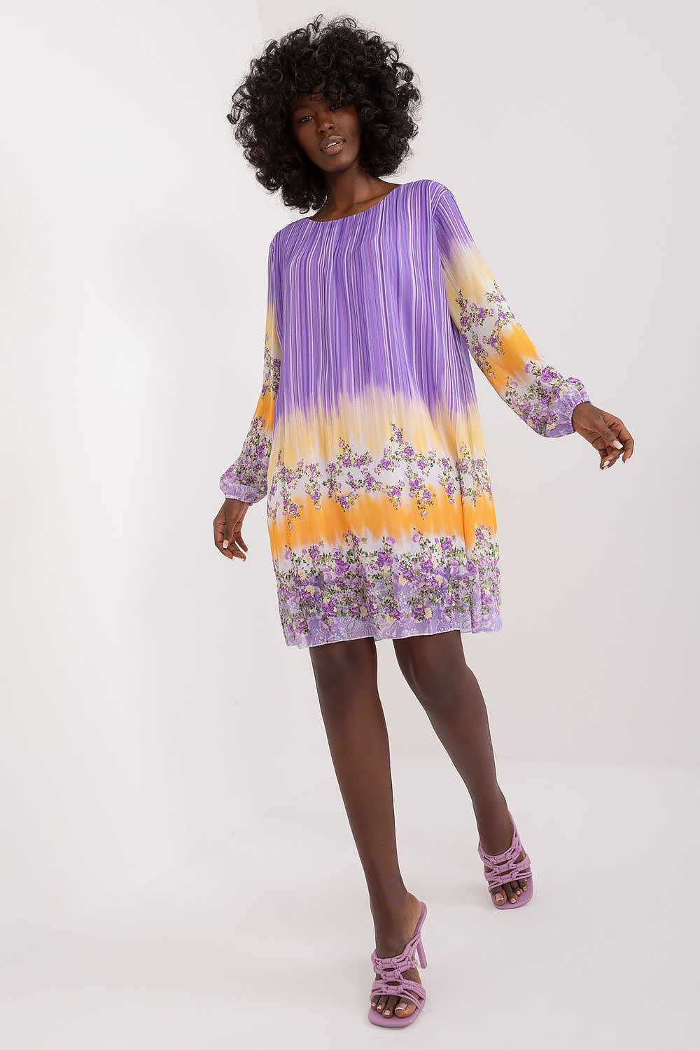  Sukienka Model DHJ-SK-N8524.14X Violet - Italy Moda 