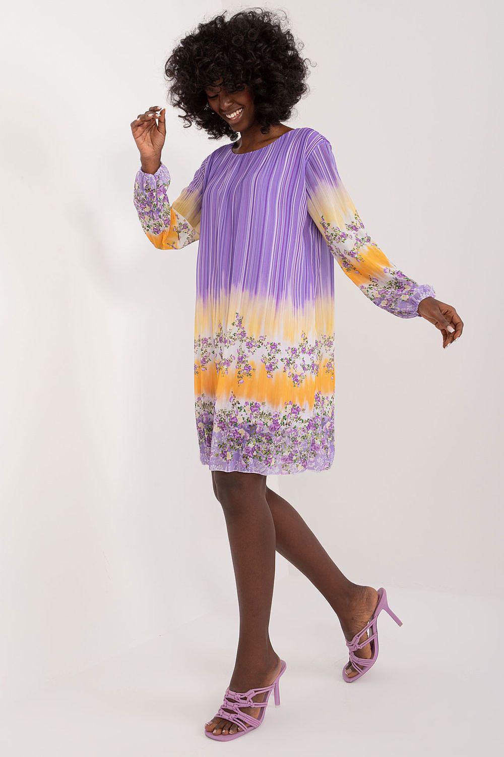  Sukienka Model DHJ-SK-N8524.14X Violet - Italy Moda 