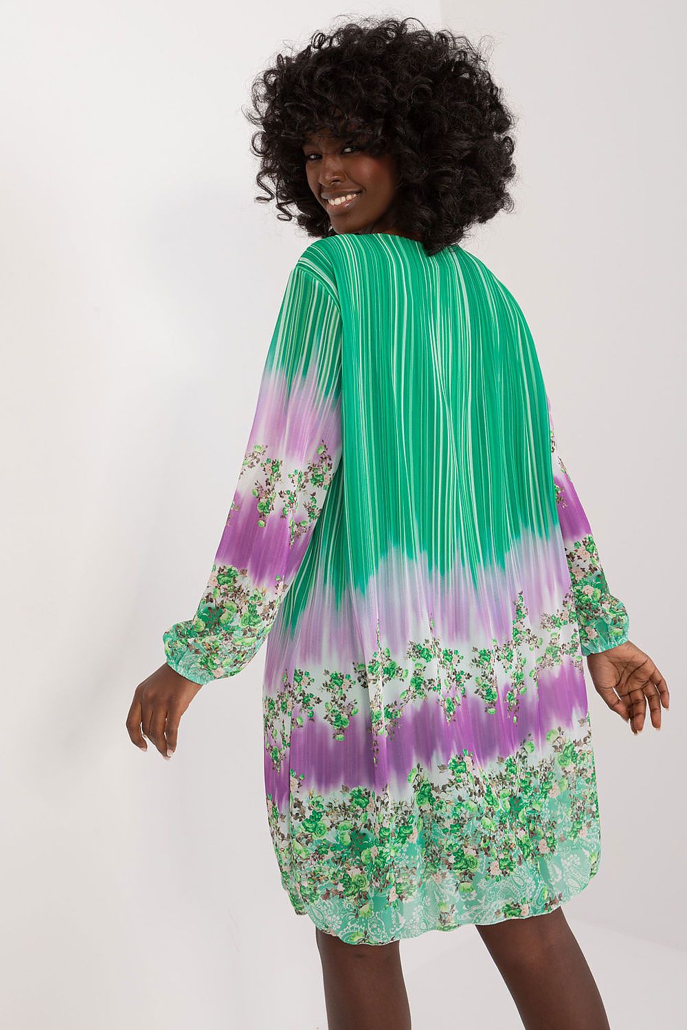  Sukienka Model DHJ-SK-N8524.14X Green - Italy Moda 