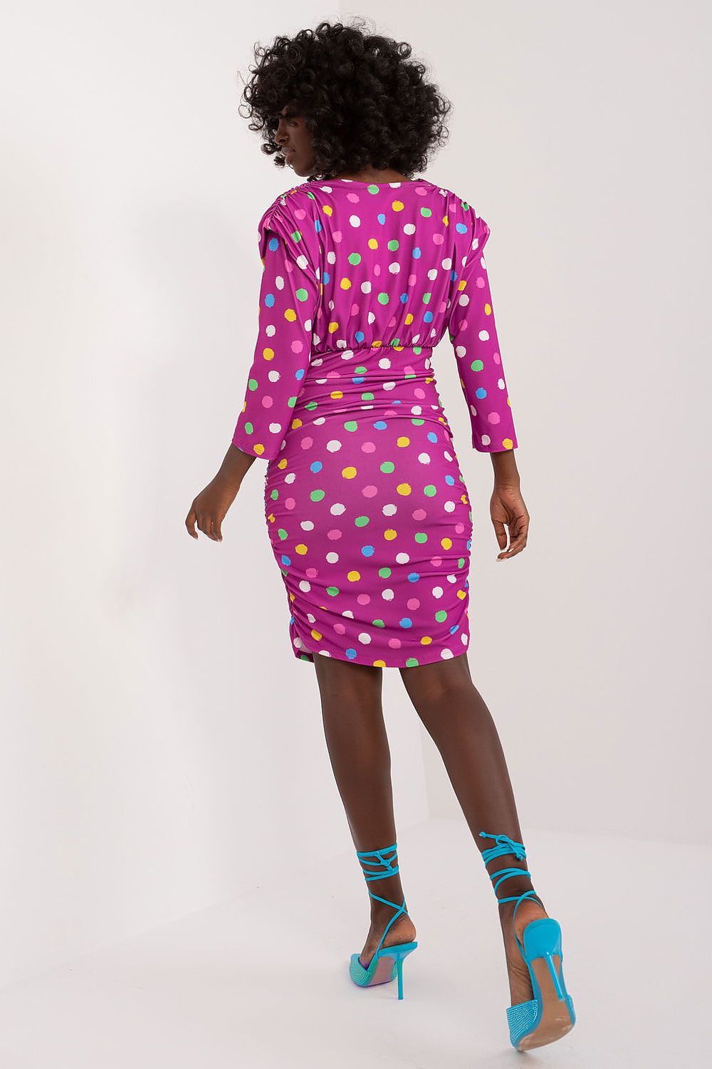  Sukienka Model DHJ-SK-17311.87 Violet - Italy Moda 