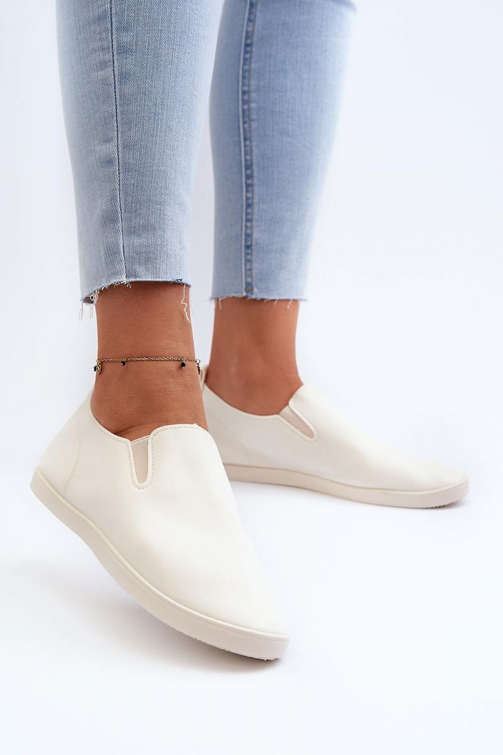   Trampki Model Lovinia NB662 Beige - Step in style 