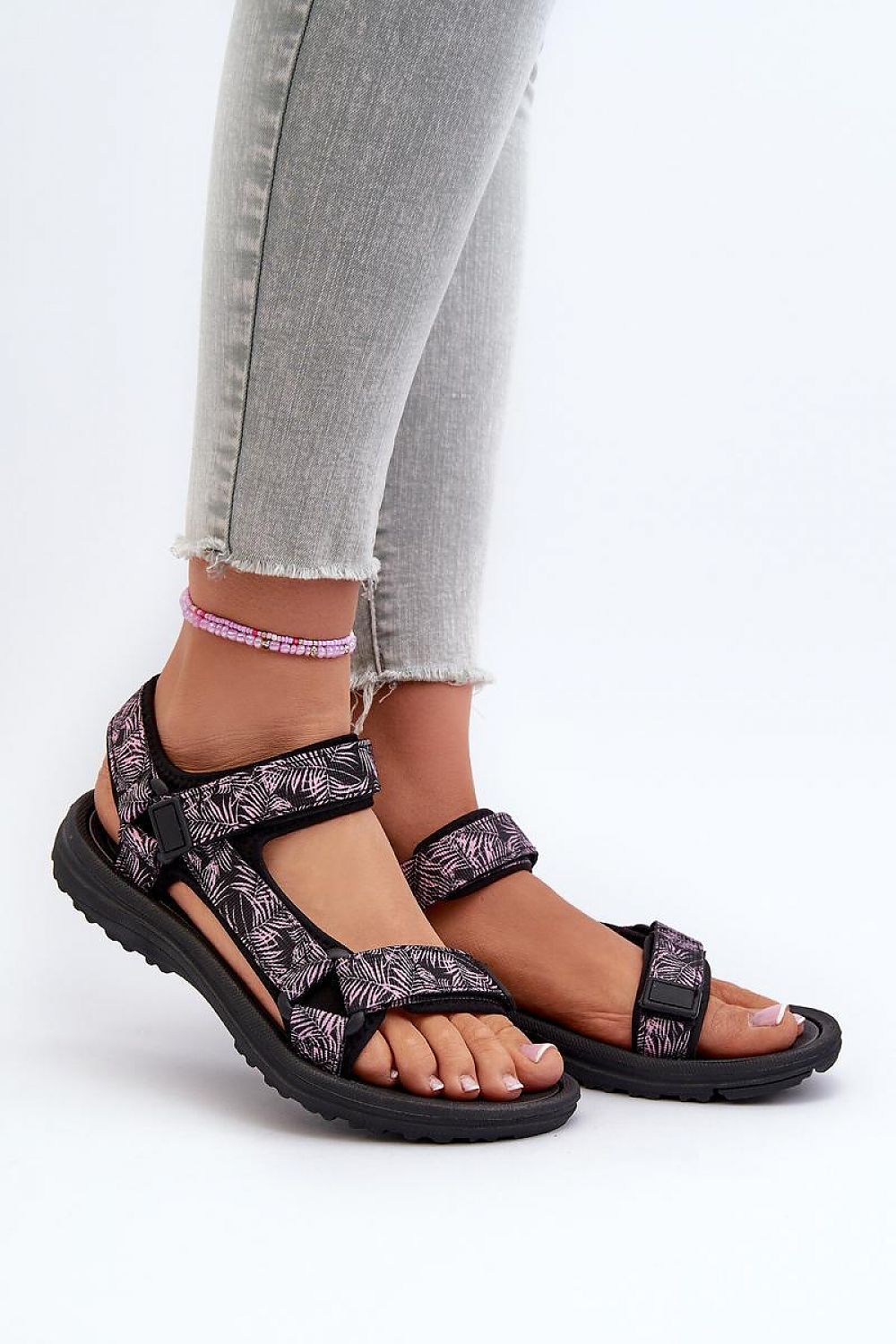  Sandały Model Lumeria 23SD11-5630 Black/Pink - Step in style 