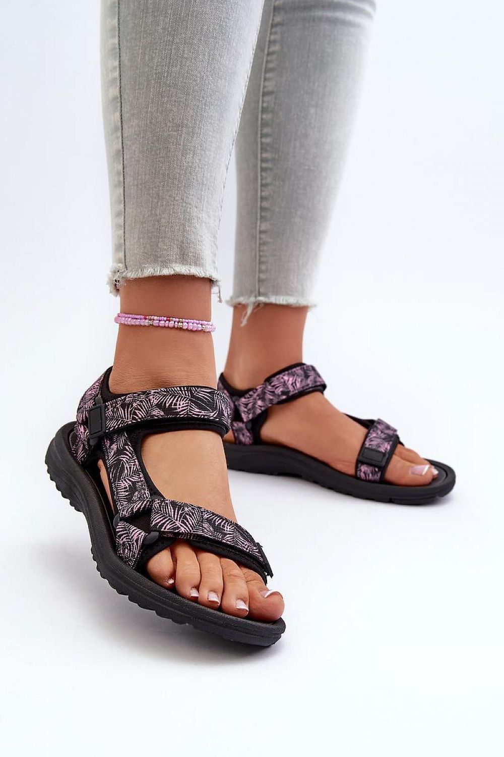  Sandały Model Lumeria 23SD11-5630 Black/Pink - Step in style 
