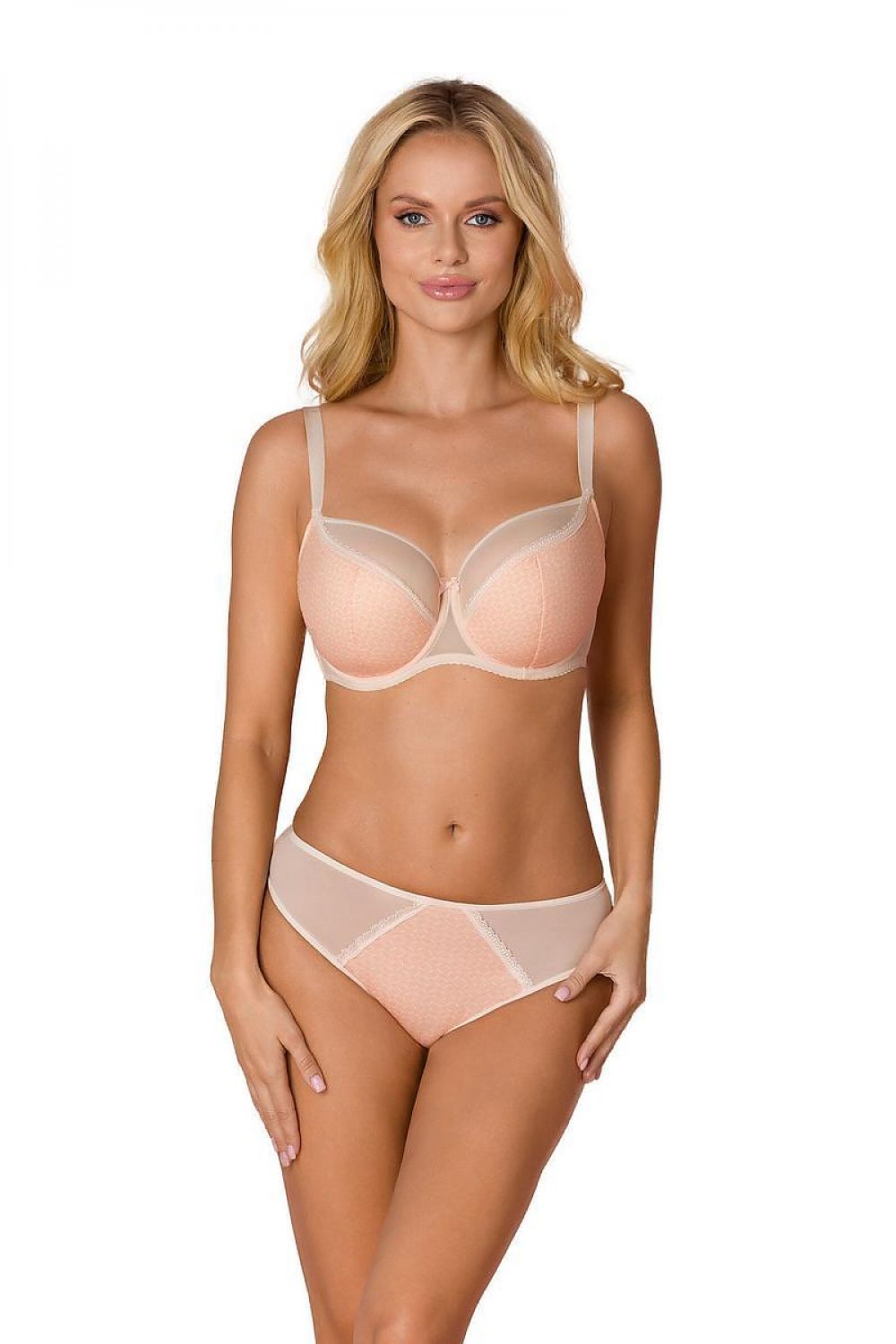  Biustonosz Soft Biustonosz Semi-Soft Model VB-459 Brzoskwinia - Vena 