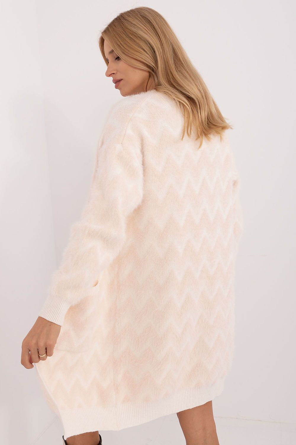  Sweter Kardigan Model AT-SW-2340-A.00 Light Beige - AT 
