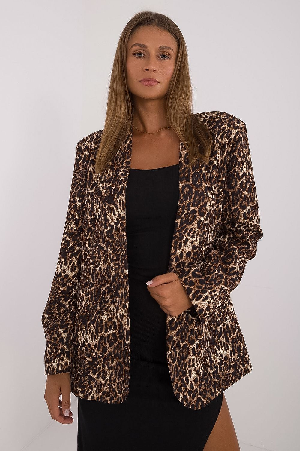   Marynarka Model DHJ-MA-2002A-2.53 Dark Beige - Italy Moda 
