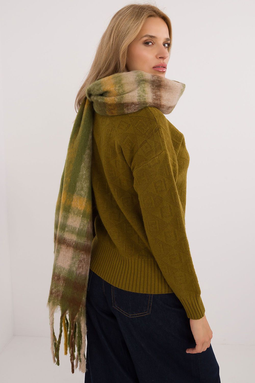   Szalik Model AT-SZ-231301.21 Khaki - AT 