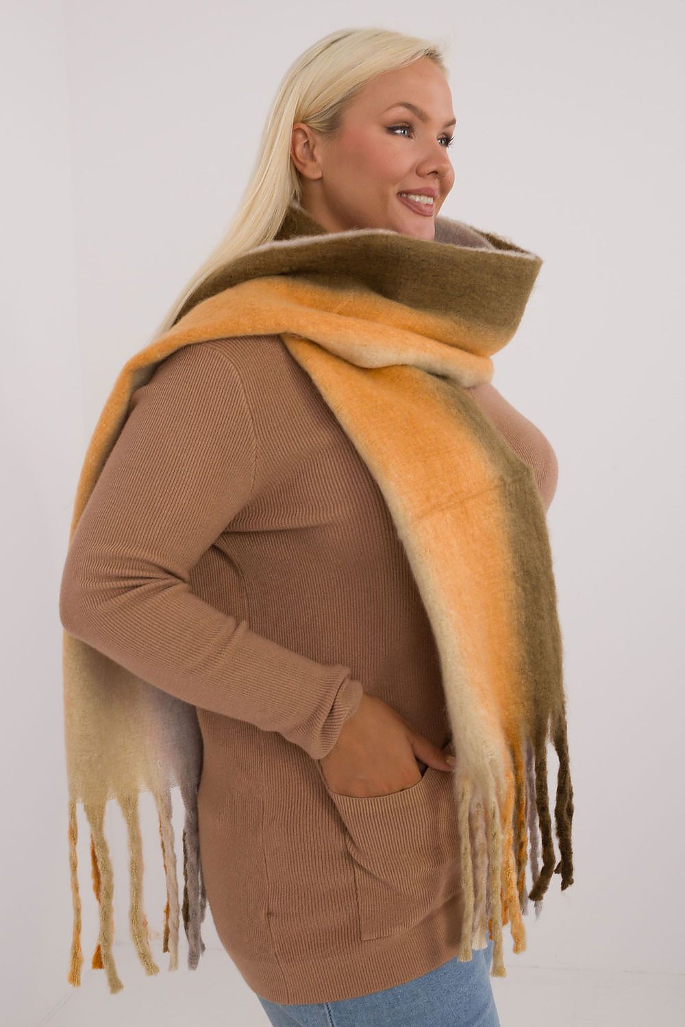   Szalik Model AT-SZ-2320.50 Khaki - AT 