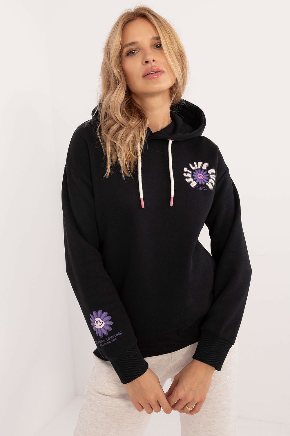   Bluza Damska Model D10600T02420I Grafit - Sublevel 