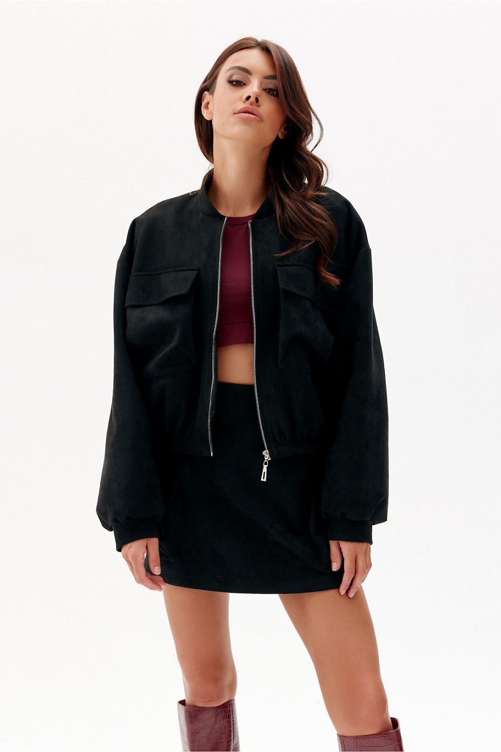   Kurtka Damska Model Erice CZA KUR0025 Black - Roco Fashion 