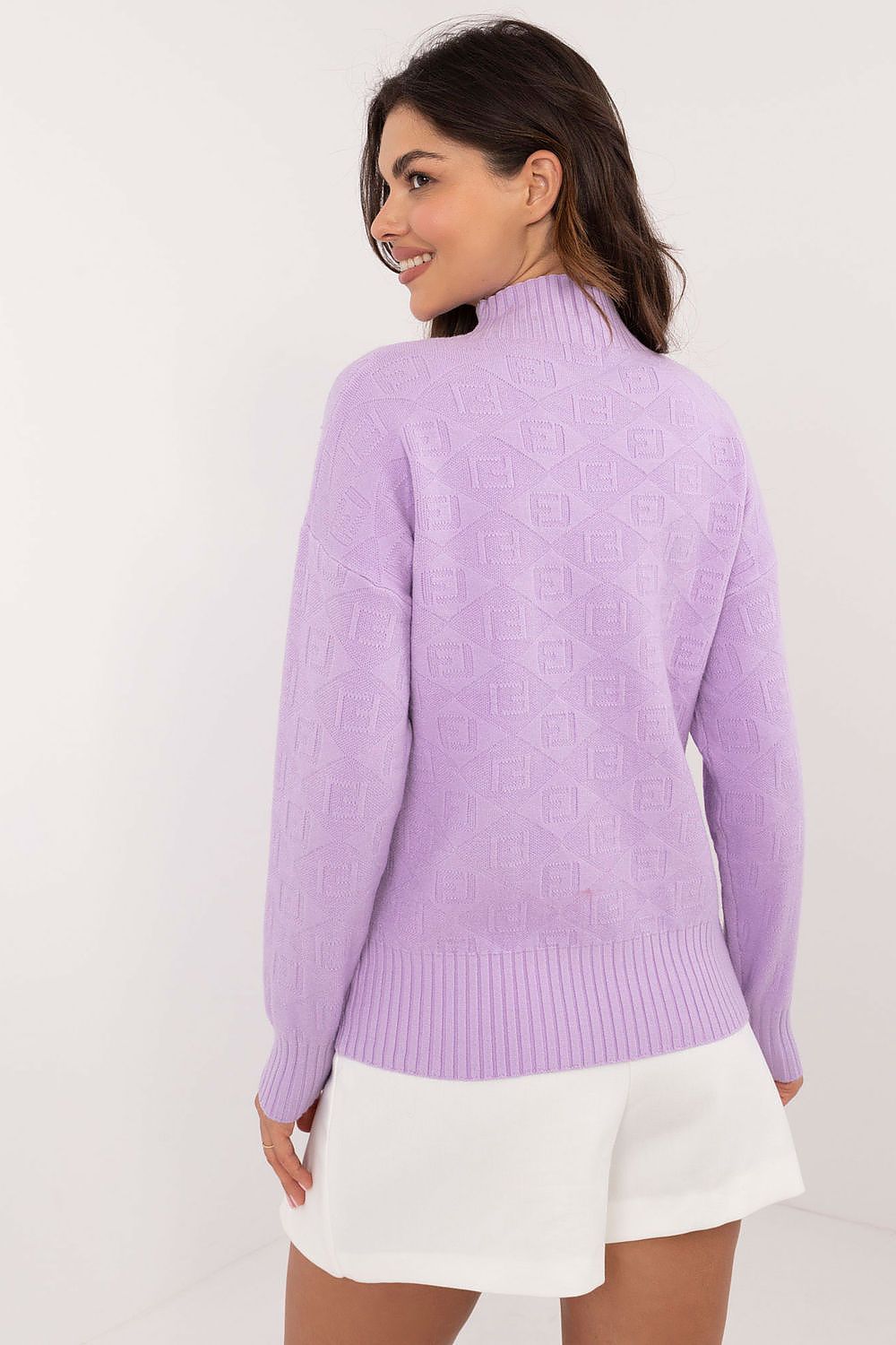   Sweter Damski Model AT-SW-2339.54 Light Violet - AT 