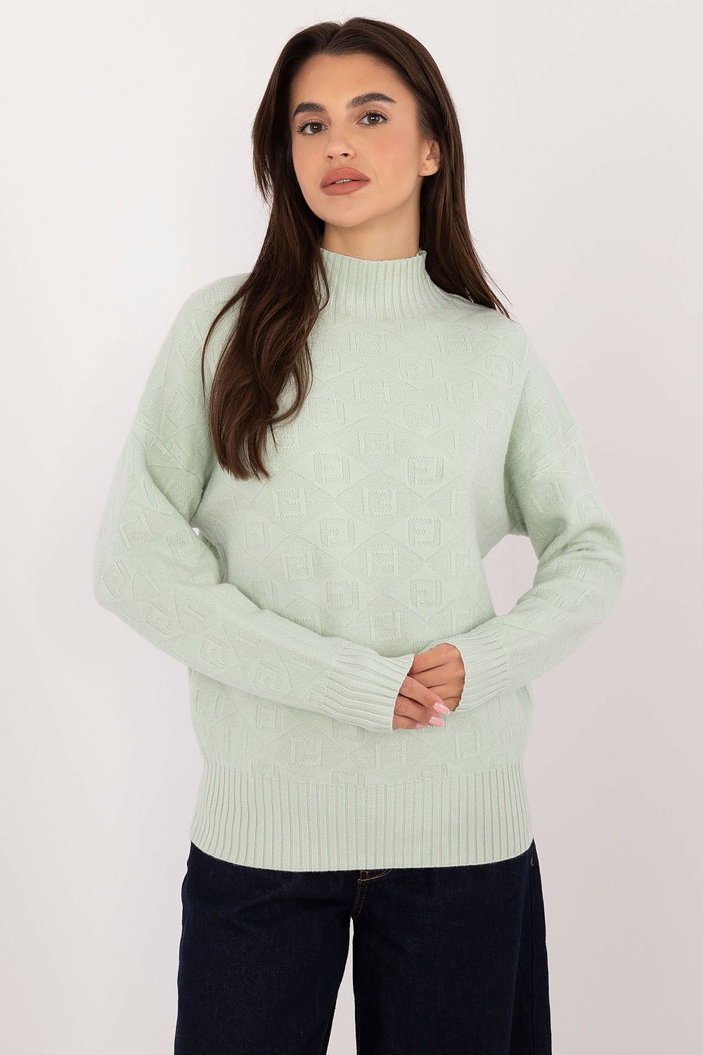   Sweter Damski Model AT-SW-2339.54 Mint - AT 