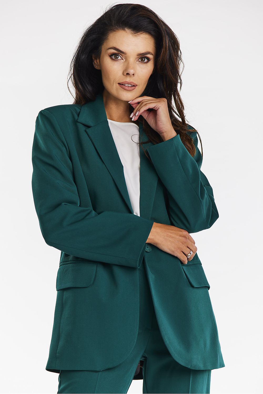   Żakiet Model A676 Bottle Green - awama 