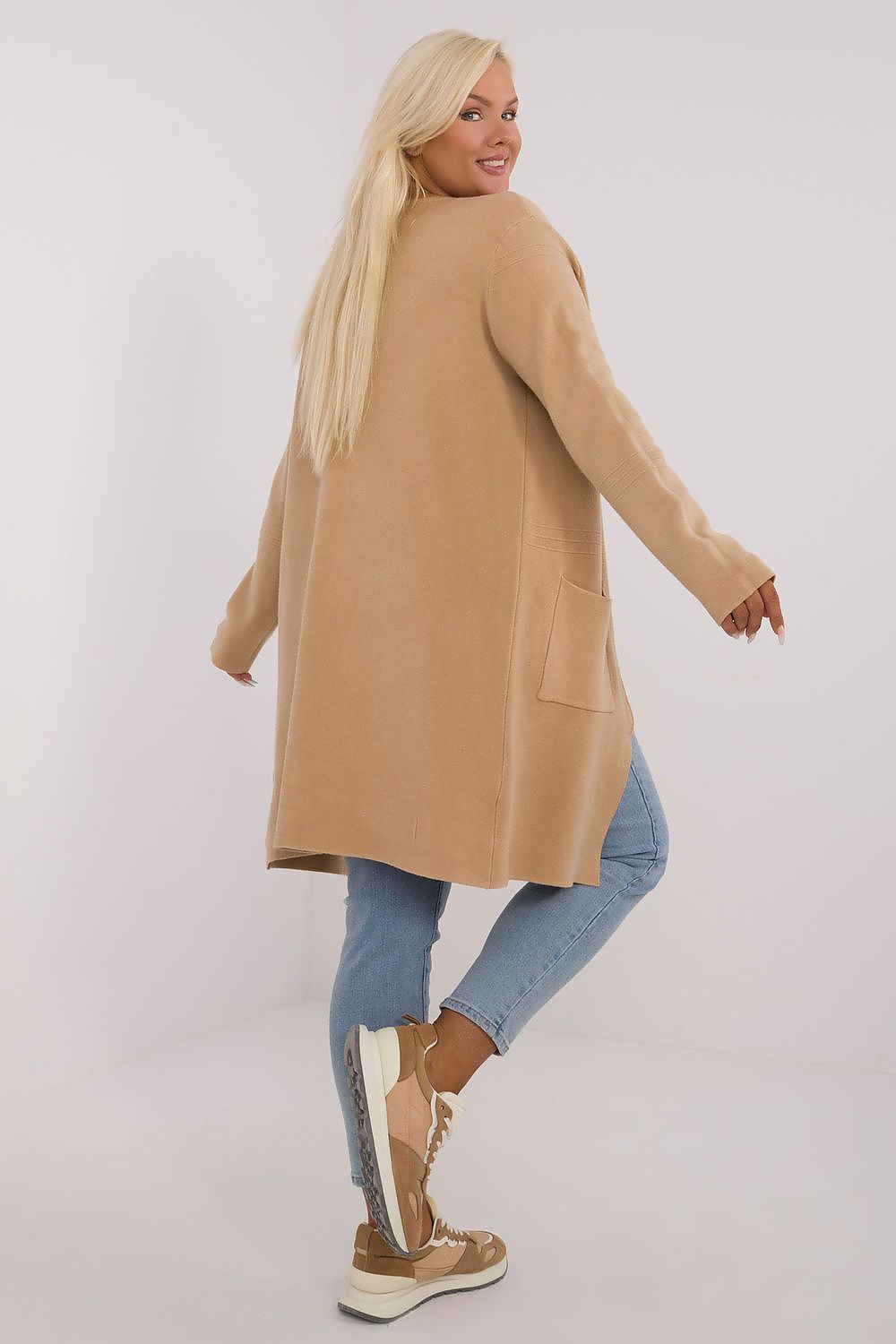   Sweter Damski Model PM-SW-PM793.01 Camel - Factory Price 