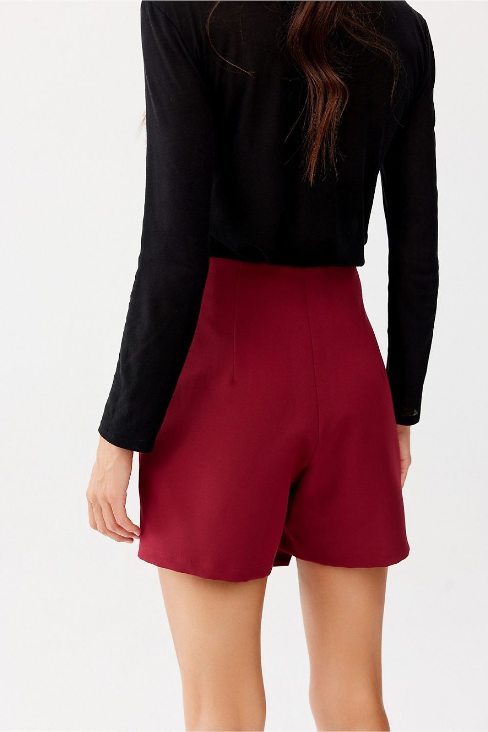  Spodnie Spódnicospodnie Model Selene BOR SPN0006 Bordo - Roco Fashion 