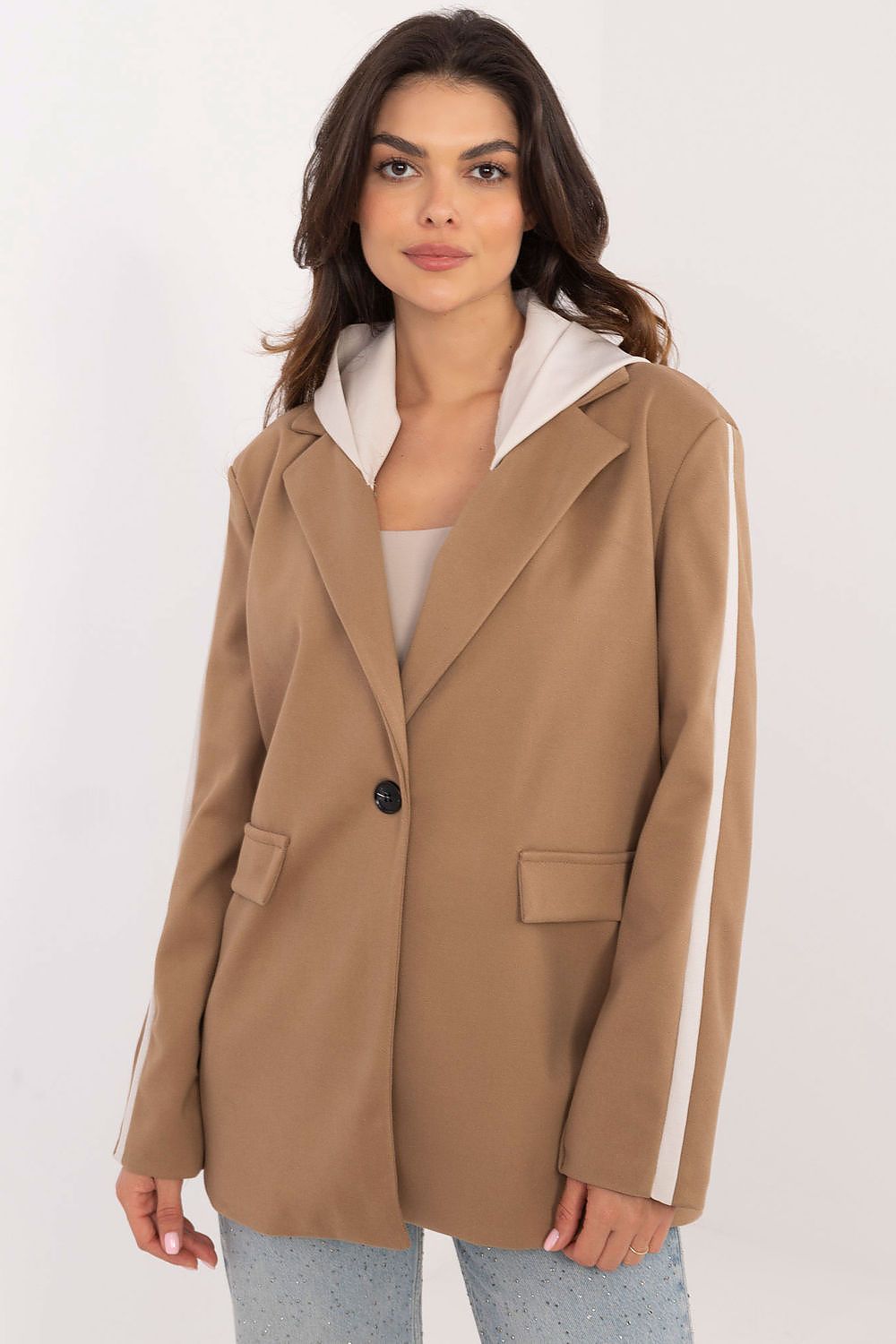   Marynarka Model DHJ-MA-A8398.14X Camel - Italy Moda 
